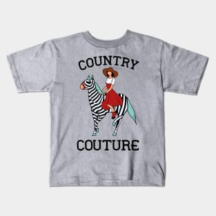 Country Couture Farm Life Yeehaw - Homestead Fashions Funny Kids T-Shirt